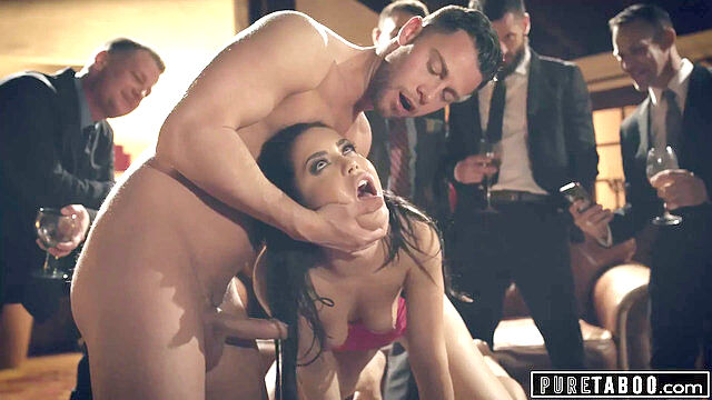 Escort Fucking a Businessman in Public Place