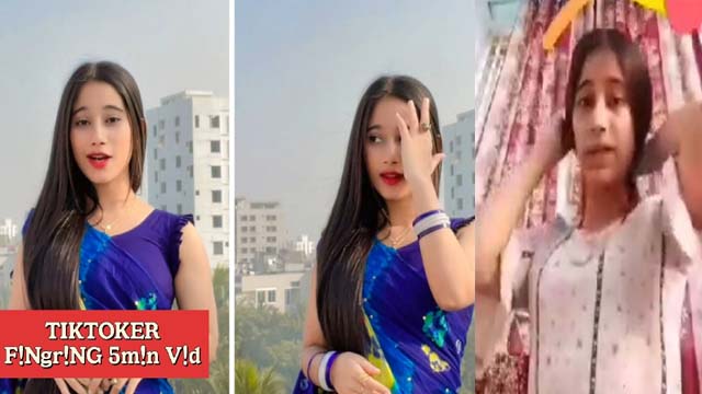 Beautiful Tiktok Girl Latest Video Most Exclusive Fingering with Full Face 2023 mms viral video
