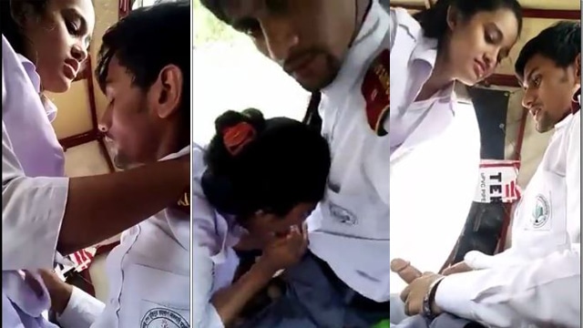 English Medium School Girl Blowjob and sex BF in Auto Viral leaked sex mms