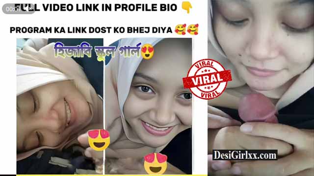 WoWuncut Latest Viral MMS Muslim Hijabi School Girl Sucking Boyfriend Dick