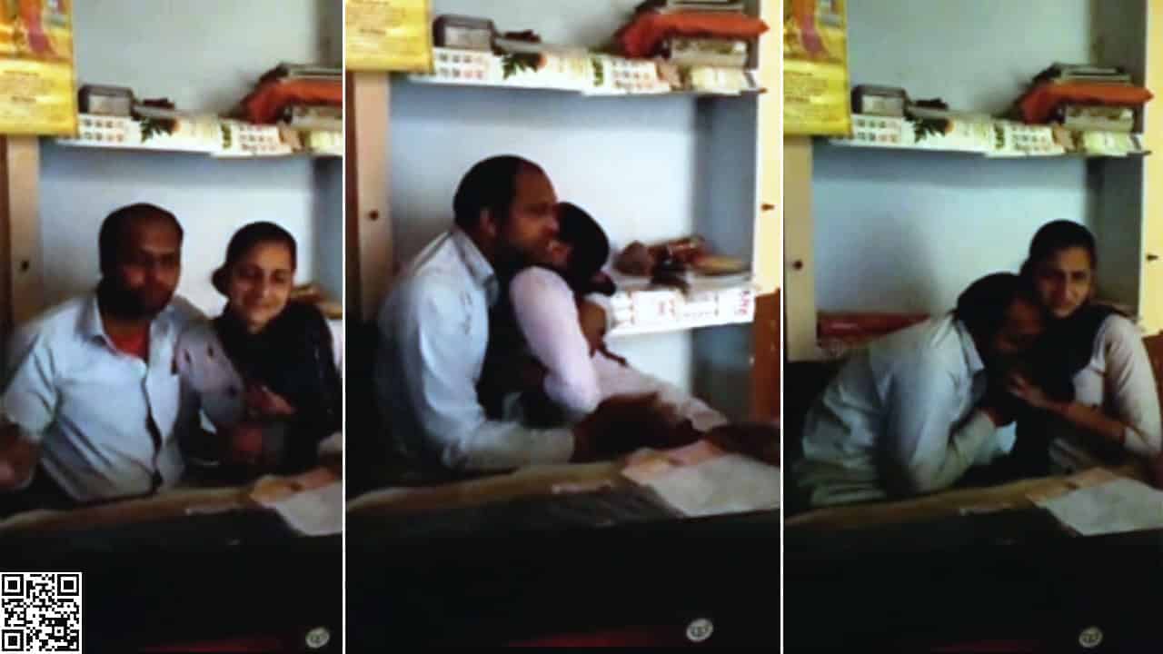 Kamababa Desi Leaked MMS Video Village School principle boobs sucking and fingering pussy of teen student