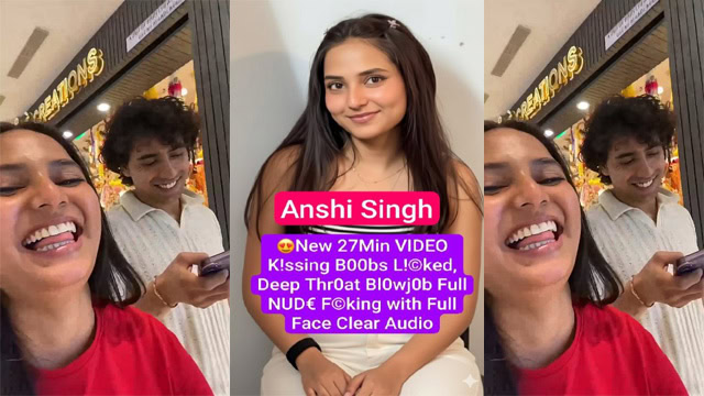 Tango LIVE Famous Influencer Anshi Singh Boyfriend Giving Amazing Deep Blowjob Fucking Ccm Shower
