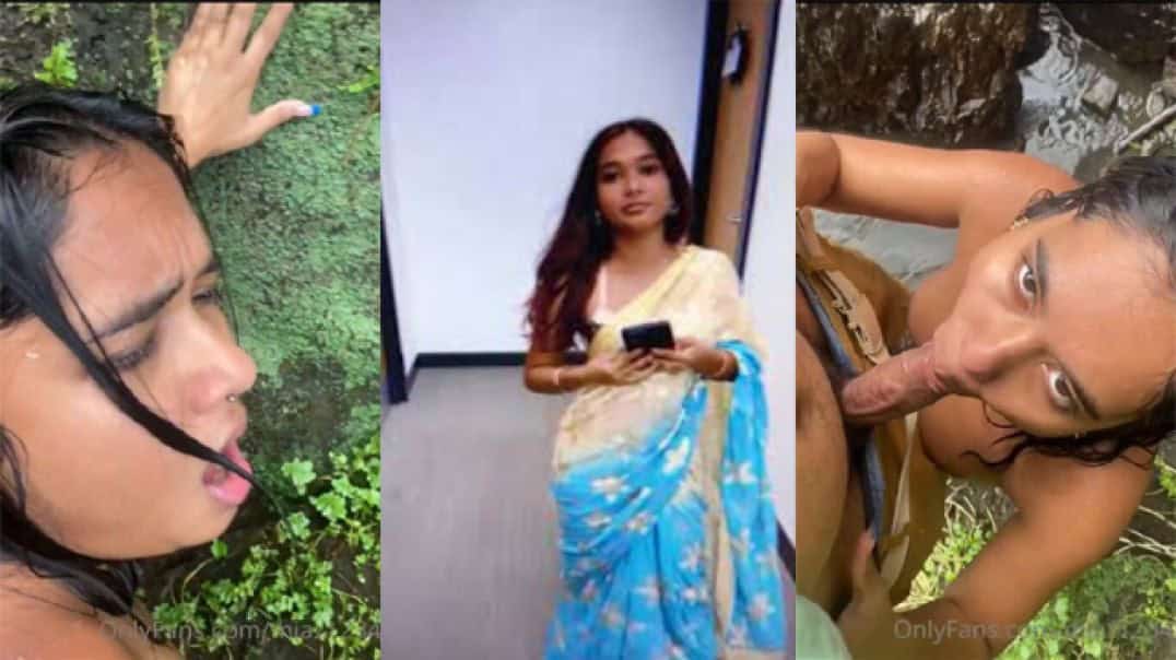 Exclusive Porn mms Indian Horny College Girl Outdoor Blowjob and Fucking Two Dick in Goa