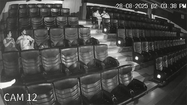 Desi Tamil Cinema Hall Blowjob CCTV camera recording mms Viral Video