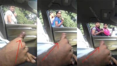 Uncutmaza sex mms videos Daring Guy Masturbating Dick Infront Of College Girls Inside Car