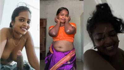 Ebony xxx Tamil Babe Giving Blowjob Hard Fucking Mms Video