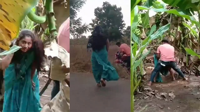 MasalaSeen Bhabi Affair Fucking in Banana Garden Outdoor sex video viral