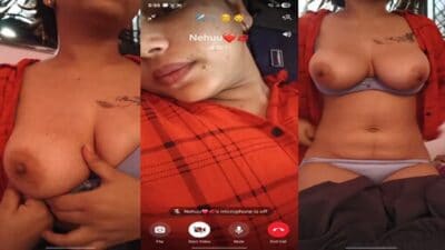 Beautiful Desi model Nehuu Stripping private video call for Lover mms