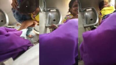 Desi Village Girl Fuck in Train Toilet Moaning Loud MMS
