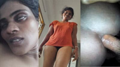 Tamil Aunty Fucking Ass Pussy Both Hole With Lover Dick